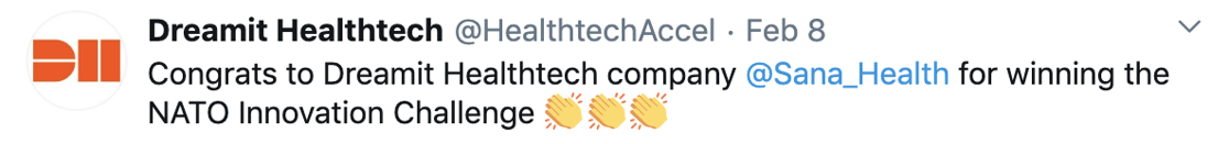 Sana Wins NATO Innovation Challenge